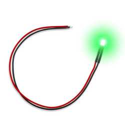 Green Stuff World: Green 3mm Flickering LED Light for Miniatures & 3D Printed Scenes (10)