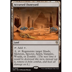 Magic löskort: Magic: Commander: Aetherdrift: Accursed Duneyard