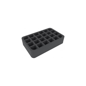Feldherr 60mm Half-size 24 slot foam tray for Blood Bowl Miniatures - 2016 Edition
