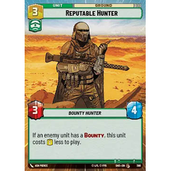 Star Wars: Unlimited Löskort: Shadows of the Galaxy: Reputable Hunter (Hyperspace)