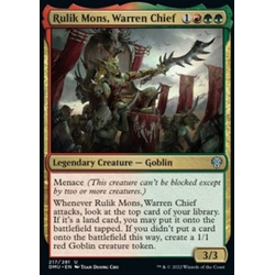 Magic löskort: Dominaria United: Rulik Mons, Warren Chief