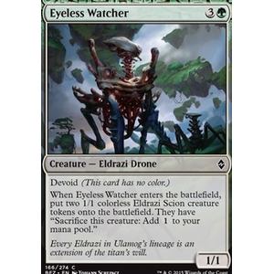Magic löskort: Battle for Zendikar: Eyeless Watcher