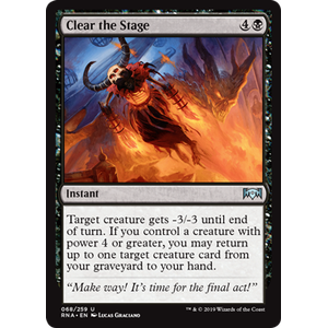 Magic löskort: Ravnica Allegiance: Clear the Stage