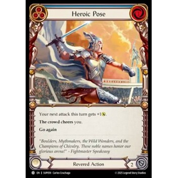 FaB Löskort: Super Slam: Heroic Pose (Blue)