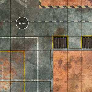 PWork Wargames Mat: Aurora Complex 44x60" (~112x153cm) (Neoprene)