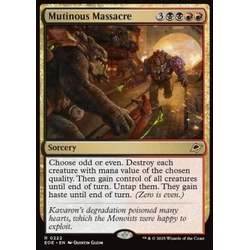Magic löskort: Edge of Eternities: Mutinous Massacre