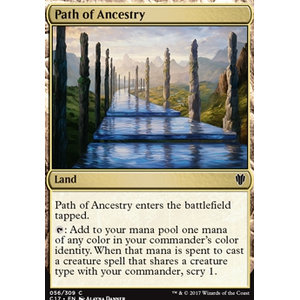 Magic löskort: Commander 2017: Path of Ancestry