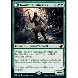 Magic löskort: Innistrad: Midnight Hunt: Tovolar's Huntmaster // Tovolar's Packleader
