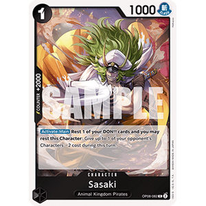 One Piece Löskort: Two Legends: Sasaki