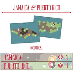 Age of Steam Deluxe: Jamaica/Puerto Rico Map Expansion