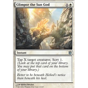 Magic löskort: Born of the Gods: Glimpse the Sun God