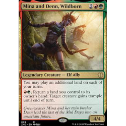 Magic löskort: Zendikar Rising Commander Decks: Mina and Denn, Wildborn