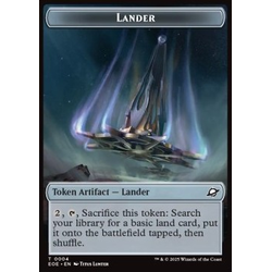 Magic löskort: Edge of Eternities: Lander Token // Robot Token (A 2/2)