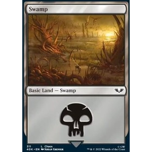 Magic löskort: Universes Beyond: Warhammer 40,000: Swamp (v.2)