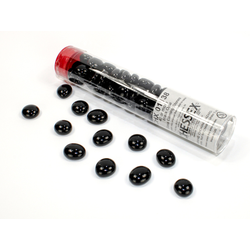Chessex Glass Stones: Black