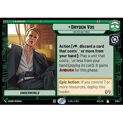 Star Wars: Unlimited Löskort: Secrets of Power: Dryden Vos, I Never Ask Twice