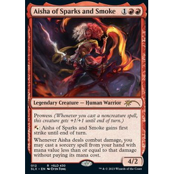Magic löskort: The List: Secret Lair: Aisha of Sparks and Smoke
