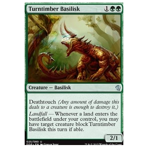 Magic löskort: Duel Decks: Zendikar vs Eldrazi: Turntimber Basilisk