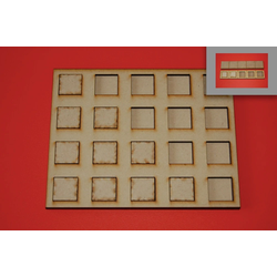 5x2 Skirmish Tray for 20x20mm bases