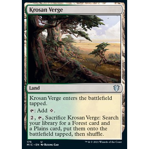 Magic löskort: Commander: Innistrad: Midnight Hunt: Krosan Verge