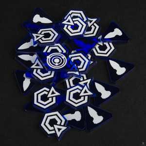 Laserox Command & Control Tokens for Twilight Imperium (Orange)