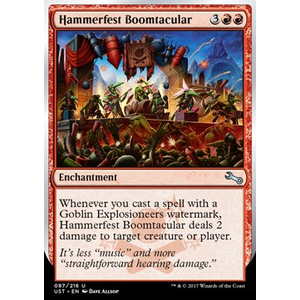 Magic löskort: Unstable: Hammerfest Boomtacular