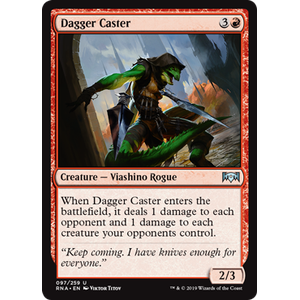 Magic löskort: Ravnica Allegiance: Dagger Caster (Foil)