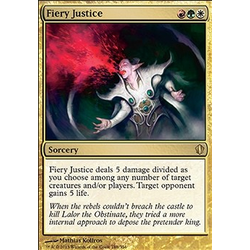 Magic löskort: Commander 2013: Fiery Justice