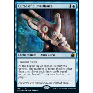 Magic löskort: Innistrad: Midnight Hunt: Curse of Surveillance