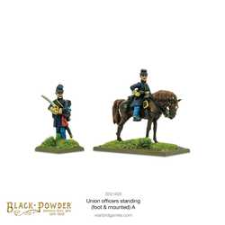 American Civil War: Union Officers standing (foot & mounted) A