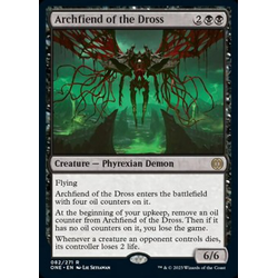 Magic löskort: Phyrexia: All Will Be One: Archfiend of the Dross