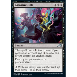 Magic löskort: Kamigawa: Neon Dynasty: Assassin's Ink (Foil)