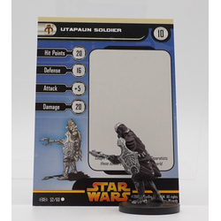 Star Wars Miniatures Game: Utapaun Soldier 52/60