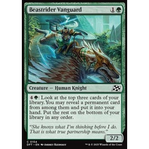 Magic löskort: Magic: Aetherdrift: Beastrider Vanguard (Foil)