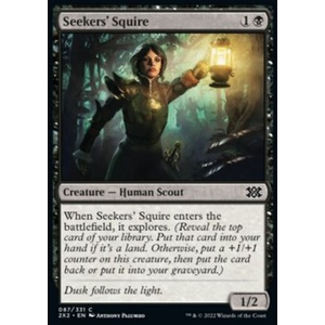 Magic löskort: Double Masters 2022: Seekers' Squire (Foil)
