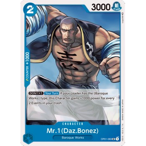 One Piece Löskort: Romance Dawn: Mr.1(Daz.Bonez)