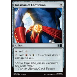 Magic löskort: Commander: Marvel Super Heroes: Talisman of Conviction
