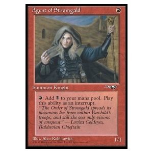 Magic löskort: Alliances: Agent of Stromgald v.1