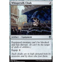 Magic löskort: Commander 2016 Whispersilk Cloak