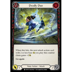 FaB Löskort: Outsiders: Deadly Duo (Blue) (Rainbow Foil)
