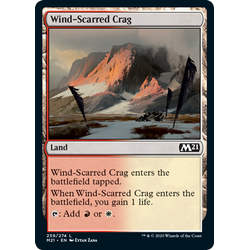 Magic löskort: Core Set 2021: Wind-Scarred Crag