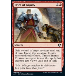 Magic löskort: Adventures in the Forgotten Realms: Price of Loyalty