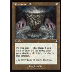 Magic löskort: Magic: Innistrad Remastered: Chalice of Life // Chalice of Death (alternative art)