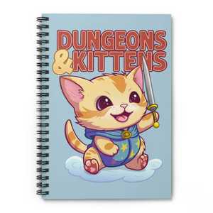 Spiral Notebook Dungeons & Kittens