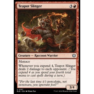 Magic löskort: Bloomburrow: Teapot Slinger