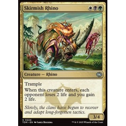 Magic löskort: Tarkir: Dragonstorm: Skirmish Rhino