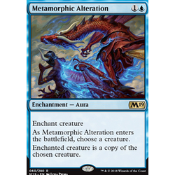 Magic löskort: Core Set 2019: Metamorphic Alteration
