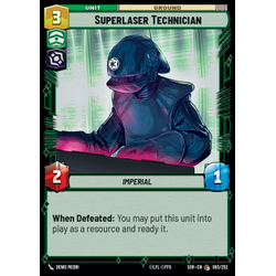 Star Wars: Unlimited Löskort: Spark of Rebellion: Superlaser Technician