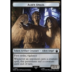 Magic löskort: Universes Beyond: Doctor Who: Alien Angel Token (A 2/2) // Mark of the Rani Token