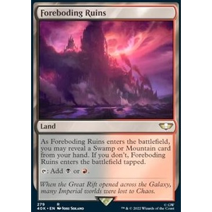 Magic löskort: Universes Beyond: Warhammer 40,000: Foreboding Ruins